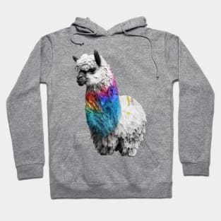 Alpaca Llama Realistic Hoodie